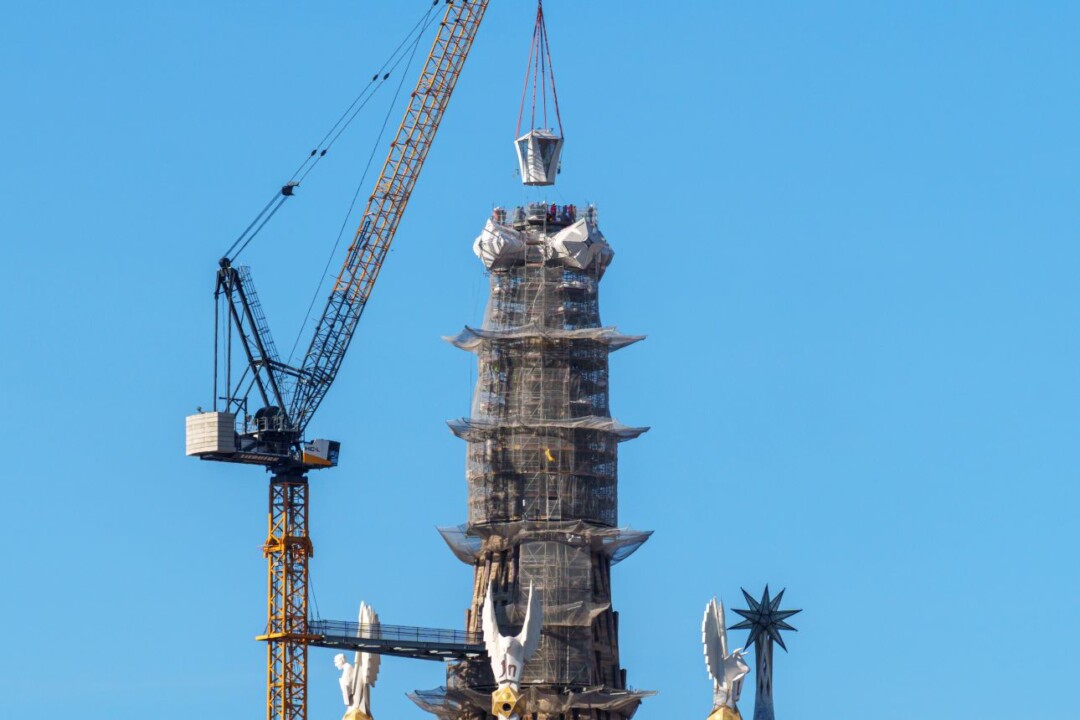 172,5 méter: elérte végső magasságát a Sagrada Família