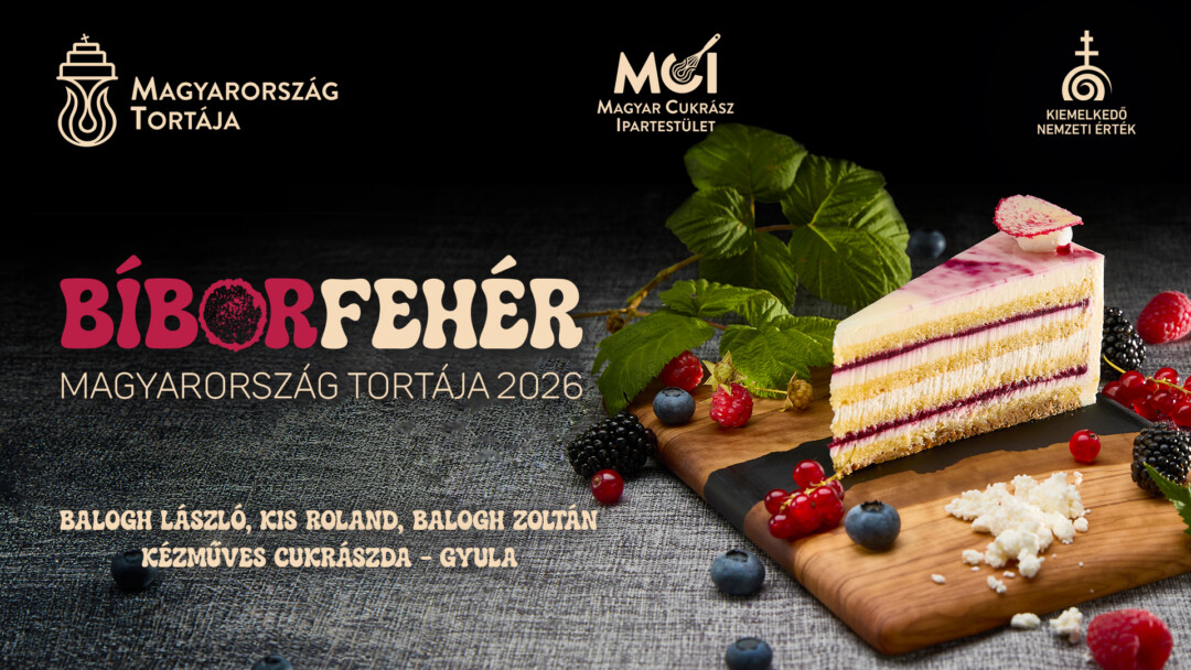 Idén a Bíborfehér torta lett Magyarország Tortája!