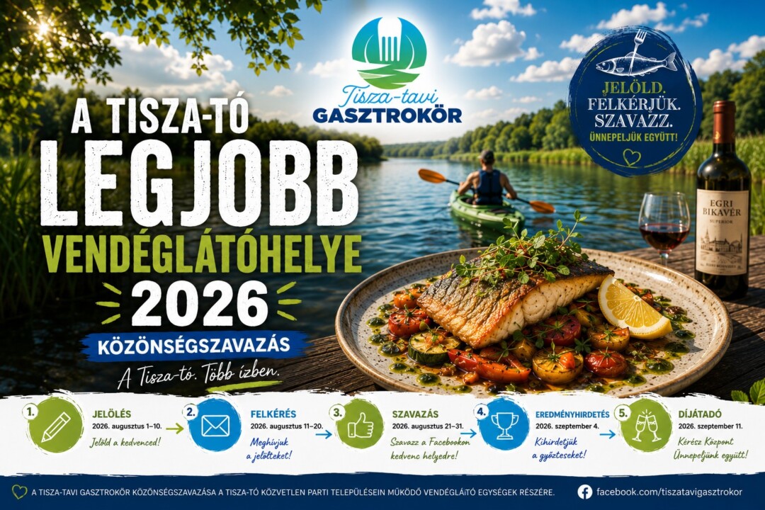 Megválasztották a Tisza-tó legjobb vendéglátóhelyeit